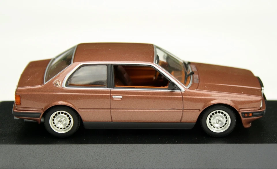 Maserati Biturbo Lim. Anno 1982-1988, Rame Metallico, Modello Minichamps M. 1:43 - Immagine 4 di 4
