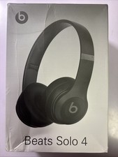 Beats Solo 4 True Wireless On-Ear Headphones - Sealed  Matte Black Color 