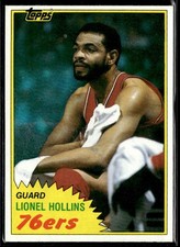 Lionel Hollins 1981-82 Topps #31 Philadelphia 76ers