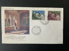 Cité du Vatican 1953 #171-172 Saint Bernard de Clairvaux - FDC
