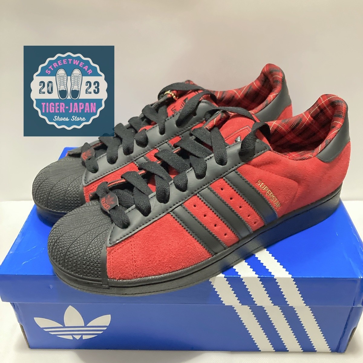 adidas Originals Superstar II JQ3224 Better Scarlet Core Black