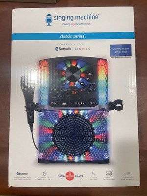 The Singing Machine - Model SML625BTBK Bluetooth CD/G Karaoke System