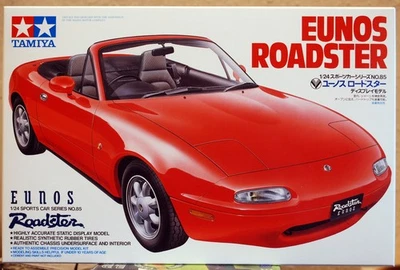 Tamiya 24085 1989 Mazda MX 5 Eunos JDM 1:24 Bausatz wieder neu 2025