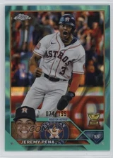 2023 Topps Chrome Aqua Lava Refractor /199 Jeremy Pena Jeremy Peña #113