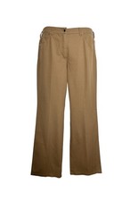 Women's Dark Tan Modern Chino Pant by ESCADA, Sz: 40  US 10 Chic Casual