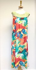 Women's Floral Beautiful and Colorful Design Summer Dress Size L (EU 44–46)