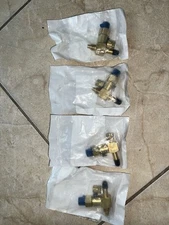 SET (4 VALVE) AM GENERAL CTIS OEM QUICK DISCONNECT VALVE 6005109 FOR HUMVEE , H1