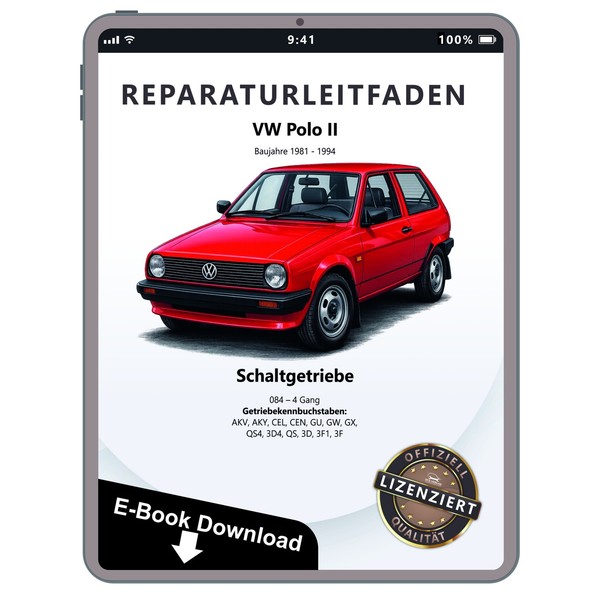 Vw Polo 86C 81-94 4 Gang Schaltgetriebe 084 Kupplung Werkstatthandbuch Pdf Datei-image
