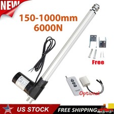 Electric Linear Actuator Motor 12V 6000N 1320lb 6 40" Heavy Duty Remote Optional
