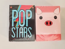 Pop Stars Playing Cards - Riffle Shuffle - New Sealed & Oink Oink Set