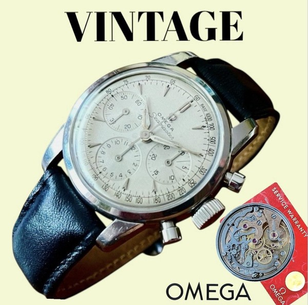 Omega Chronograph Vintage Watch Ref. 2907/2 , cal. 321 certified warranty repair