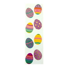 Mrs. Grossman's Stickers Reflections Collection 6.5" Strip Easter Eggs Retired