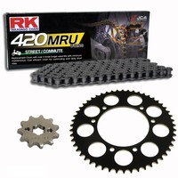 Kettensatz Peugeot XP6 50 99-01 Kette RK 420 MRU 126 Offen 12/52
