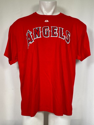 Albert Pujols #5 Los Angeles Angels MLB Majestic Red Jersey T-Shirt Men's XL NWT - Picture 8 of 16