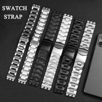 Stainless Steel Watchband Fit For Swatch YGS749G YCS YAS YGS Irony Watch Strap