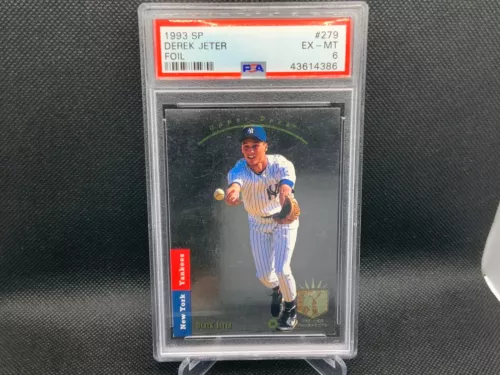 1993 SP 279 Derek Jeter FOIL Rookie PSA 6 EX-MT