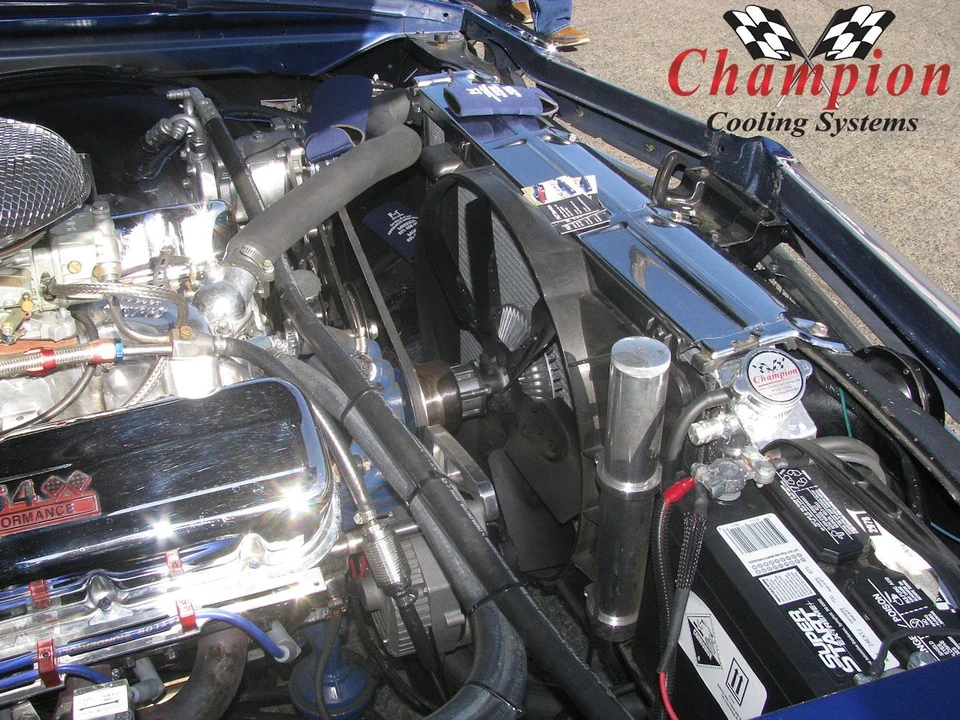 1968 1969 1970 1971 1972 1973 1974 1975-1977 Pontiac Lemans 3 filas radiador DR Foto 3 de 4