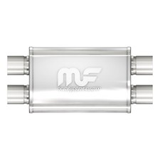 Magnaflow 11378 Stainless Muffler 2.25 Dual Inletdual Outlet 11 Body Length Magnaflow 11378 Stainless Muffler 2.25 Dual Inletdual Outlet 11 Body Length