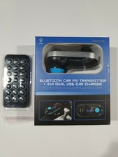 Bluetooth car FM transmitter  2.1A Dual USB car charger support SD Hands-Free