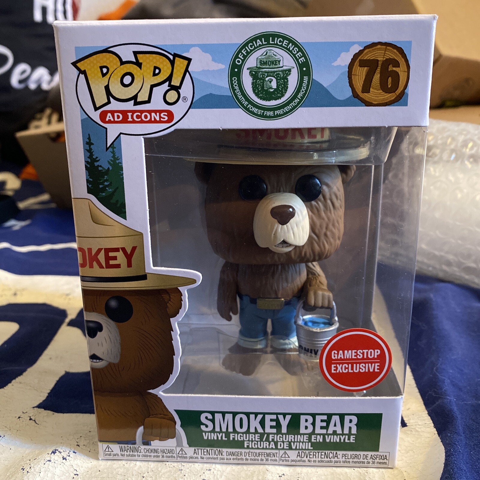 Funko Pop! Ad Icons - Smokey Bear Gamestop Exclusive #76