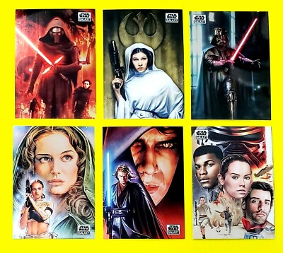 2021 Topps Chrome Star Wars Galaxy Trading Cards 1 - 100 You Pick