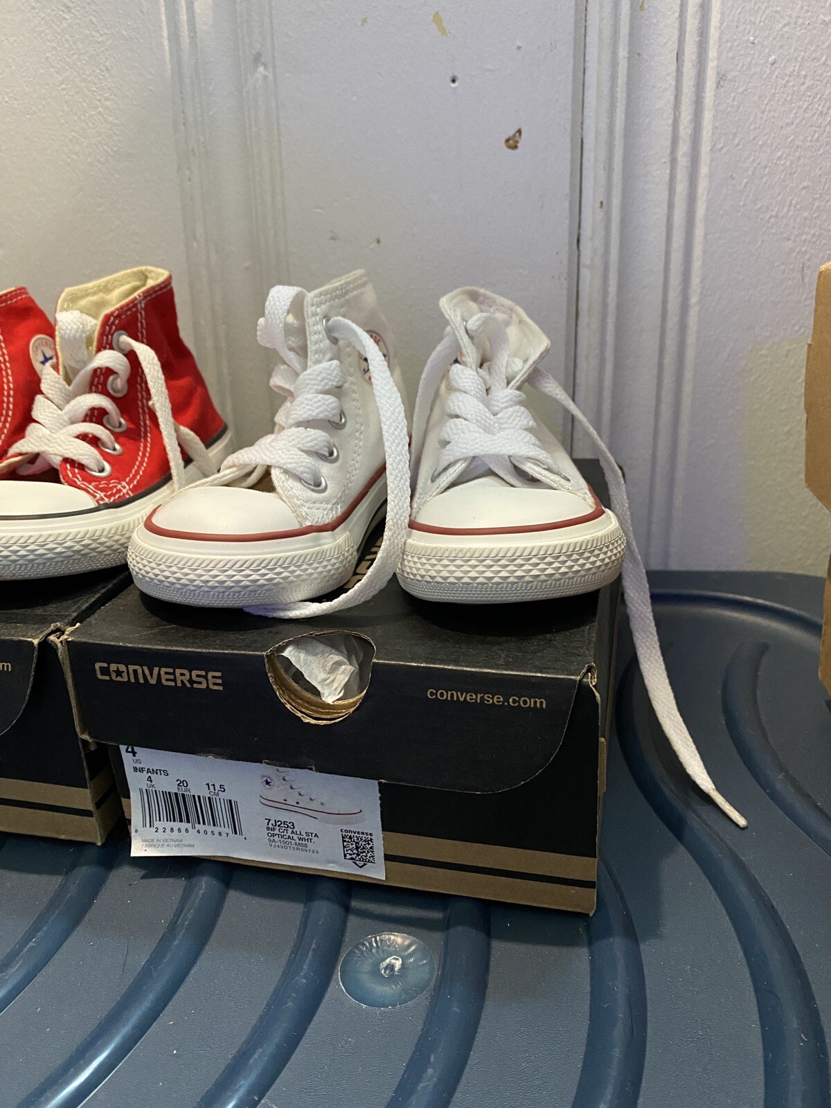 3 Pairs Converse Chuck Taylor All Star Hi Toddler Shoes Sneakers Size 4C 5C eBay