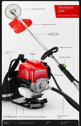 GX50 Bigger Power Back Decespugliatore Decespugliatore Coclea Benzina 4 Tempi Mini Motore - Foto 20 di 23