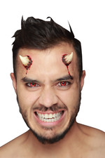 Ghoulish Productions Evilness Horns Realistic SFX Perfect for Halloween Cosplay