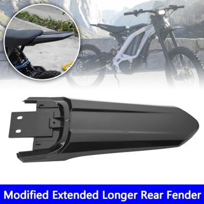 Modified Extended Longer Rear Fender Dirt Pit Mudguard For Sur-Ron Light Bee X/S
