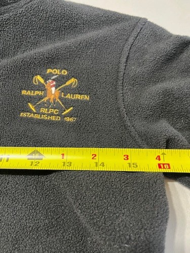 Polo Ralph Lauren Boys Kids Full Zip Black Jacket Pockets Size 7 - Picture 7 of 7