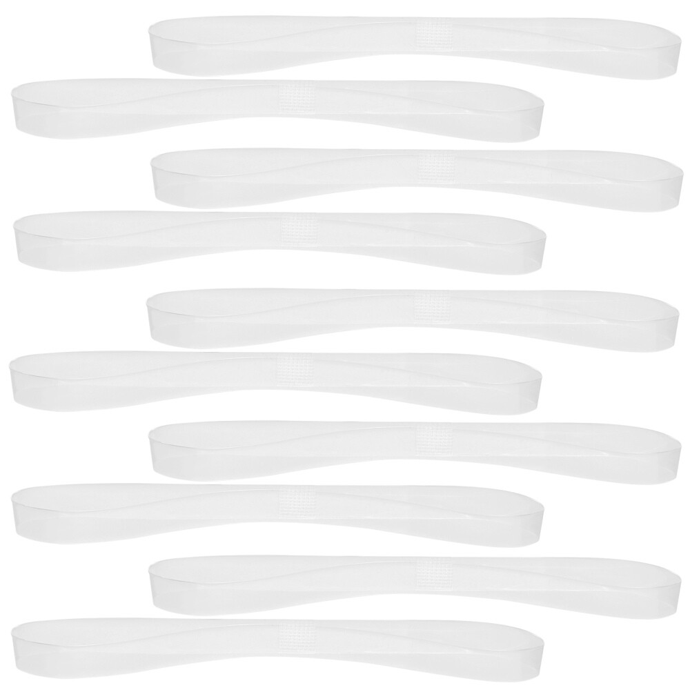 APL 10 Pezzi Cinturino per Scarpe Tacco Alto Trasparente Trasparente Invisibile da Donna TPU 