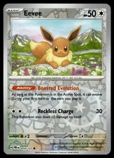 Eevee Reverse Holo NM 074/131 SV: Prismatic Evolutions Pokemon