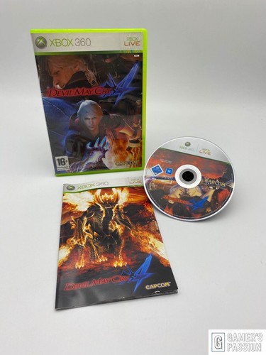 Jeu Devil May Cry 4 Complet Pour Xbox 360 - Très Bon état, Boîte Et Notice
