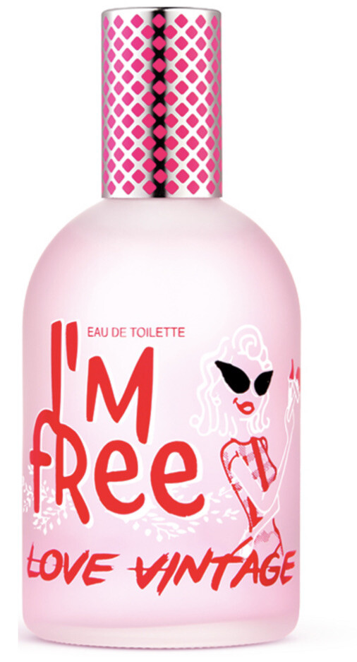 Eau de Toilette I’m Free Love Vintage 110 ml au sillage poudré raffiné