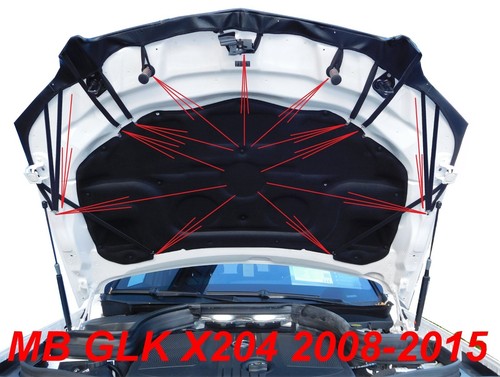 Steinschlagschutz für MERCEDES-BENZ MB GLK X204 Bj. 2008 - 2015 BRA Haubenbra - Bild 4 von 4