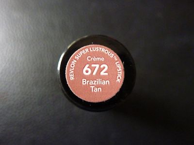 Revlon Super Lustrous Lipstick - BRAZILIAN TAN  #672 - TWO New - BUY MORE & SAVE