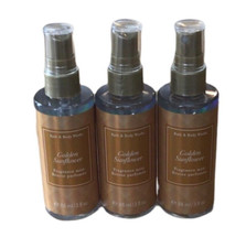 3 X Golden Sunflower Fragrance Mist Travel Size 3 fl.oz. Spray Bath  Body Works