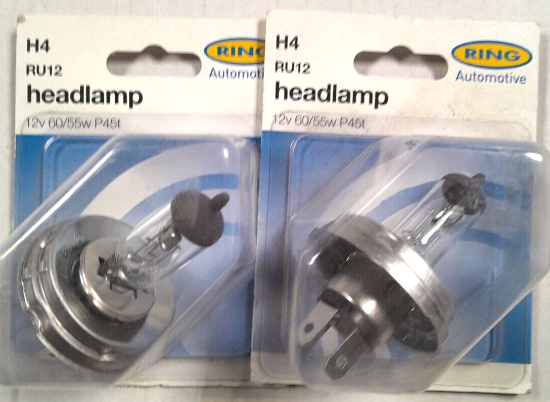 RING Halogen Bulb - 12V 60/55W H4 P45t - Headlamp - RU12