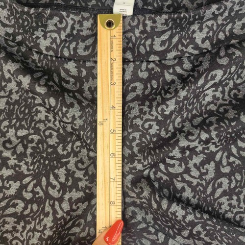 Pantaloni mercato neri Casa Bianca piccoli 29 neri motivo grigio leggings elasticizzati - Foto 9 di 11