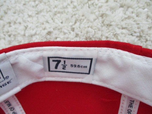 Colorado Rockies Hat Men Fitted 7 1/2 Red White Baseball Cap MLB 90s USA Made - Picture 4 of 20