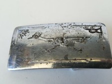 Vintage Chambers Roadrunner Belt Buckle Southwest