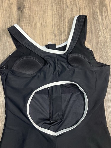 Bathing suits for women Front Zip Swimwear Surfing One Piece Sz S - Picture 10 of 10