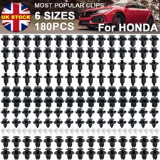 For Honda Civic Jazz Push Rivets Bumper Wheelarch Car Body Moulding Clips 180Pcs