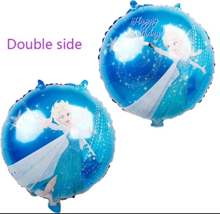 3 Piezas CONGELADO ❤ GRANDE Feliz Cumpleaños Princesa 36" + 2 Piezas 18" Globo de Helio RÁPIDO Foto 4 de 4