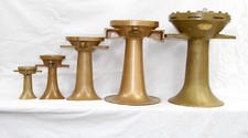 Cunningham Air Whistle/Ship Horns – Lot of 5 – Sizes 1,2,3,4,5 – All w/Name Tags