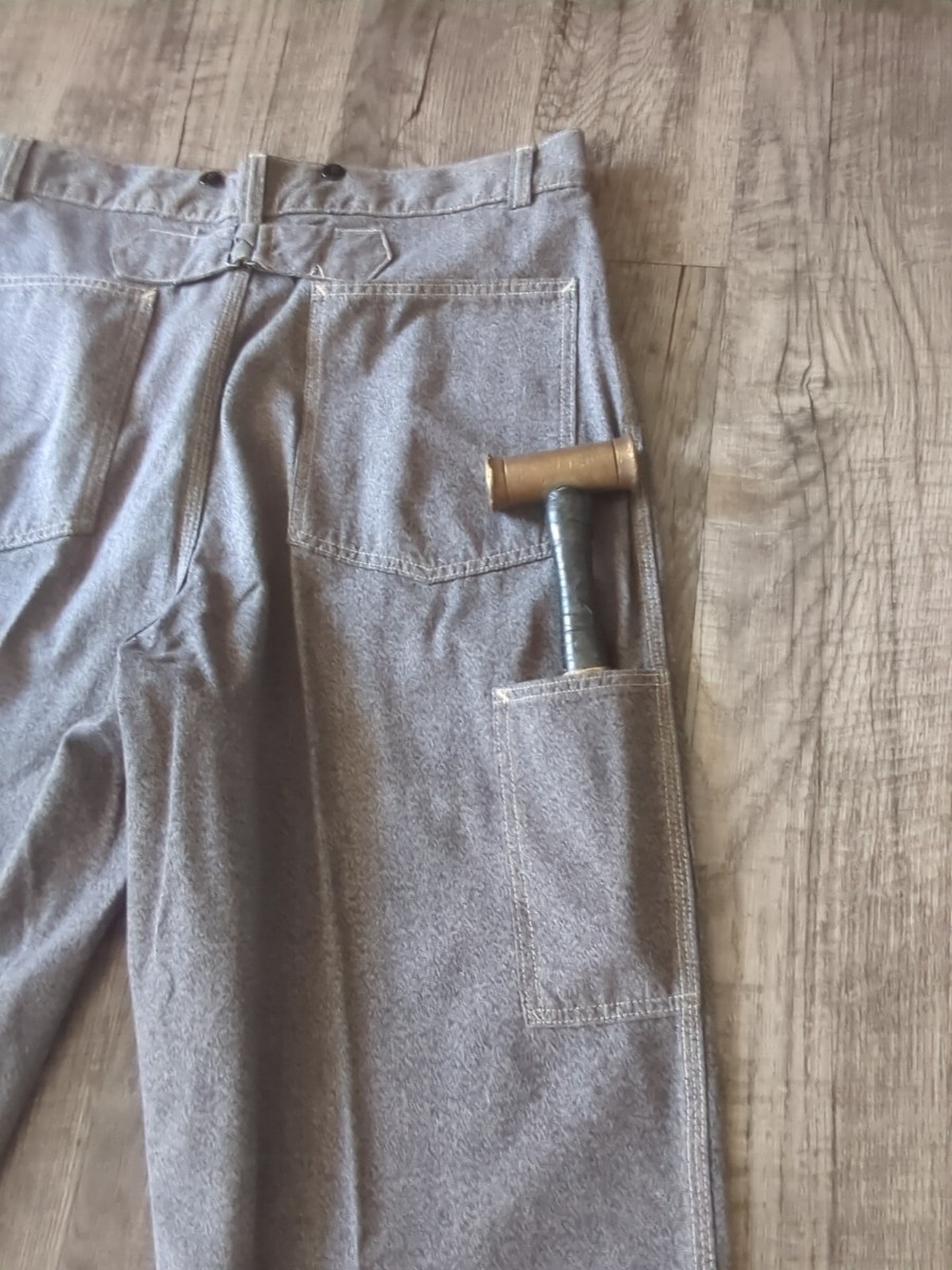 RRL BUCKLEBACK WORK PANTS サスペンダーボタン W30 RRL BUCKLEBACK WORK PANTS サスペンダーボタン W30