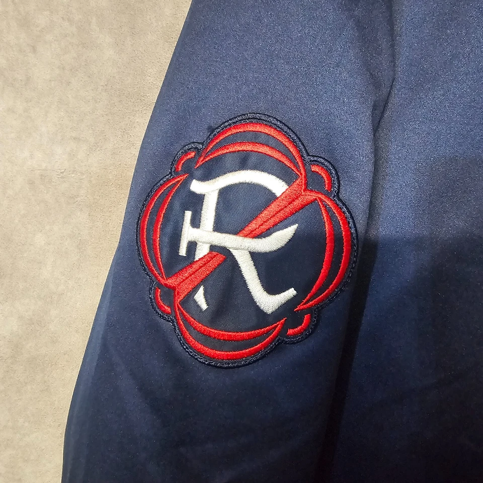 NWT Mitchell & Ness MLS New England Revolution Satin Bomber Jacket Mens L $150 - Image 4 of 4