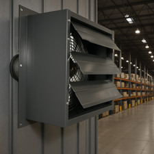 20" Wall Exhaust Fan - 1/3 HP - Single Phase - 3430 CFM - 115 Volts - Commercial