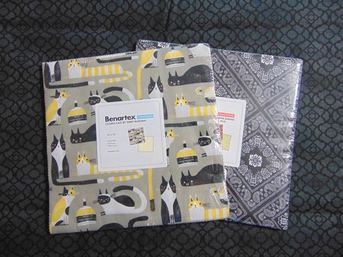 Cosmo Cats and Bandana Medley Layer Cakes with bonuses