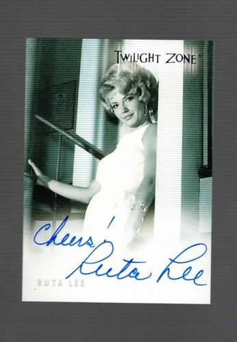 1999 RITTENHOUSE TWILIGHT ZONE RUTA LEE AUTO A-19 AUTOGRAPH - Picture 1 of 2